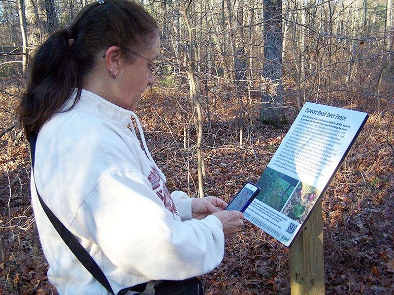 Milford Experimental Forest-sign-phone