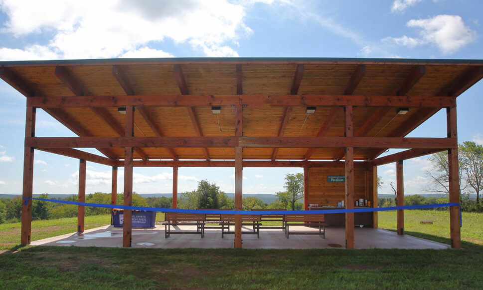 Van Scott Family Donates Pavilion to Van Scott Nature Reserve
