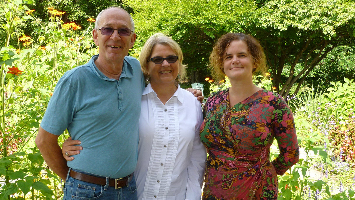 Sue Currier with Grant and Jeanne Genzlinger