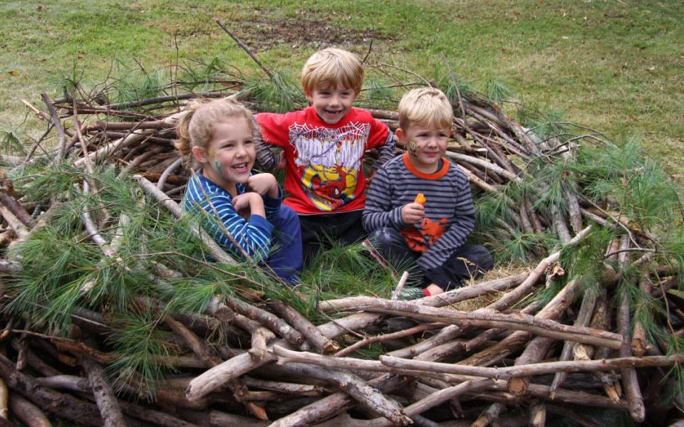 kids in eagle nest