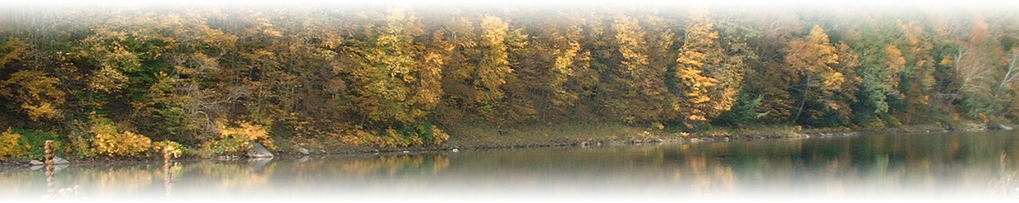 Delaware River in fall